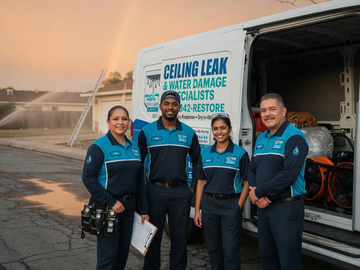 Ceiling Leak Cleanup company in Leckrone, PA